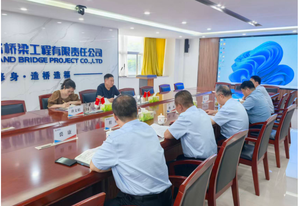 合肥市交通运输局二级调研员沈满祥赴合肥路桥调研